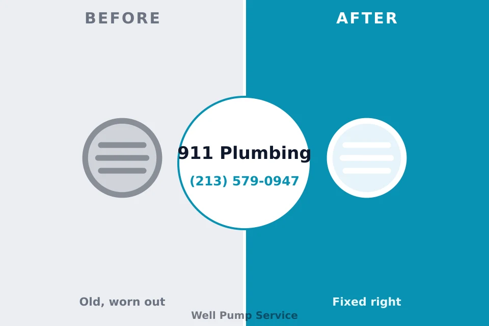 Before and after: plumbing repair Mancelona, MI